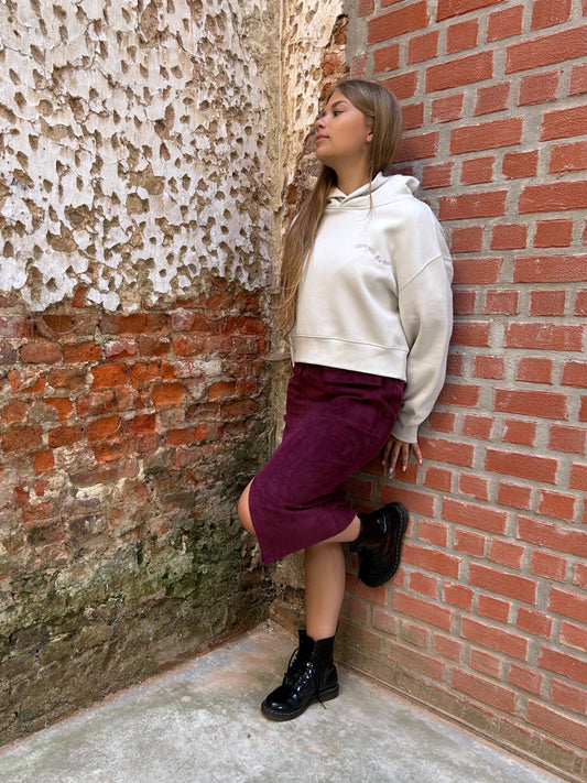 Cropped hoodie