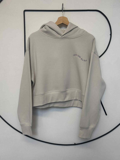 Cropped hoodie